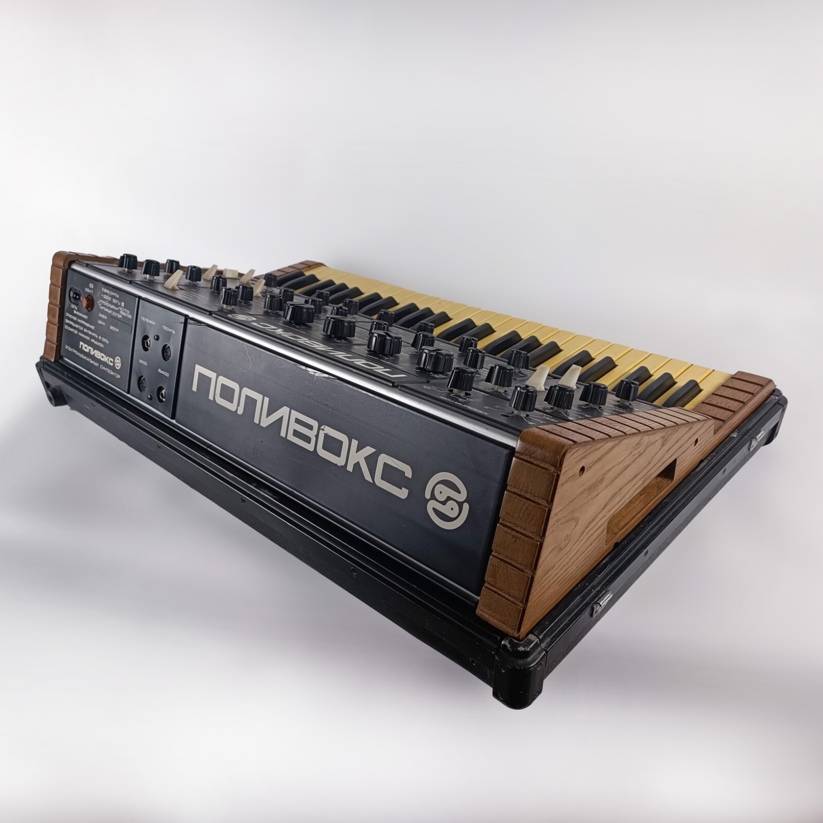 Polivoks Formanta Real  Rack Wood Stand Side Panel Wooden Oak USSR Synthesizer