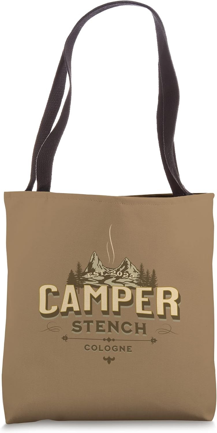 Funny Summer Camp Stench Tote Bag for Men, Teens, Boys - 16" Polyester