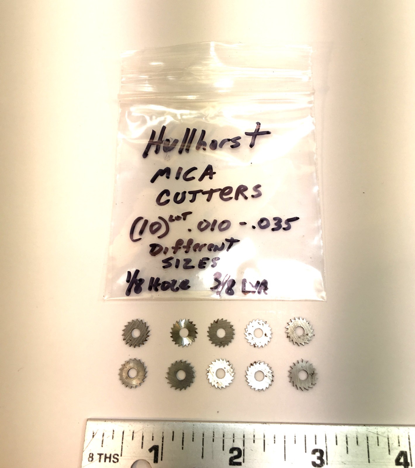 Hullhorst Tools Inc Toledo USA - Mica Undercutter Saw Blade Assortment 1/8 x 3/8