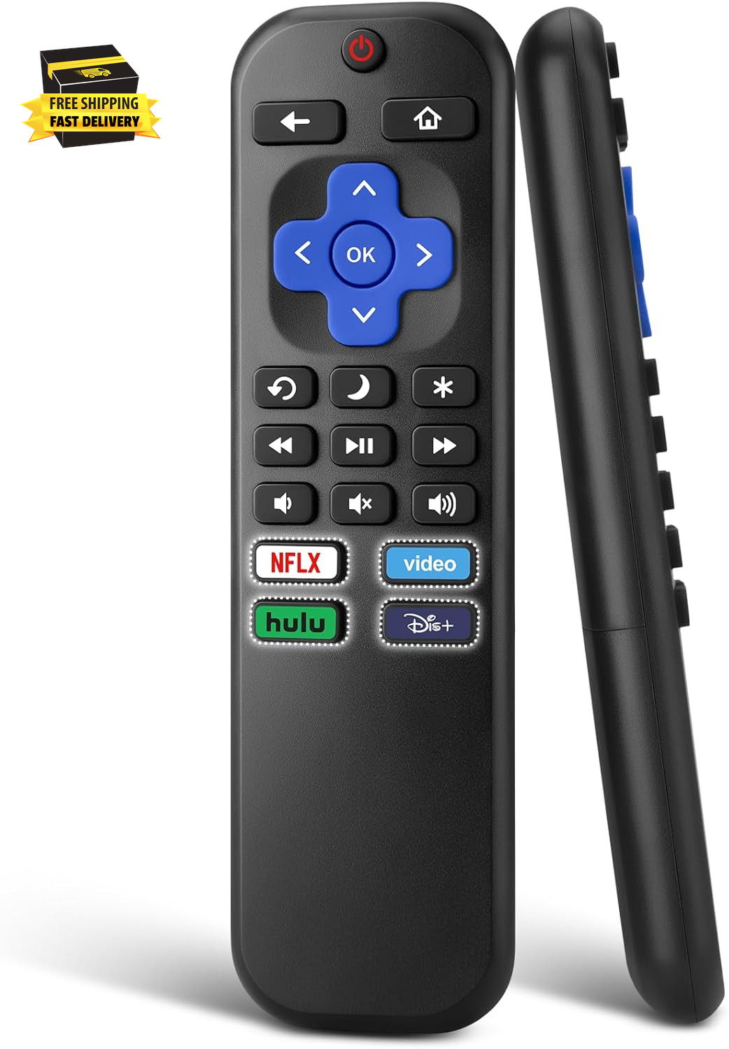 For Roku-Tv-Remote-Replacement,Universal Control for TCL,ONN, Hisense Roku Tvs(T