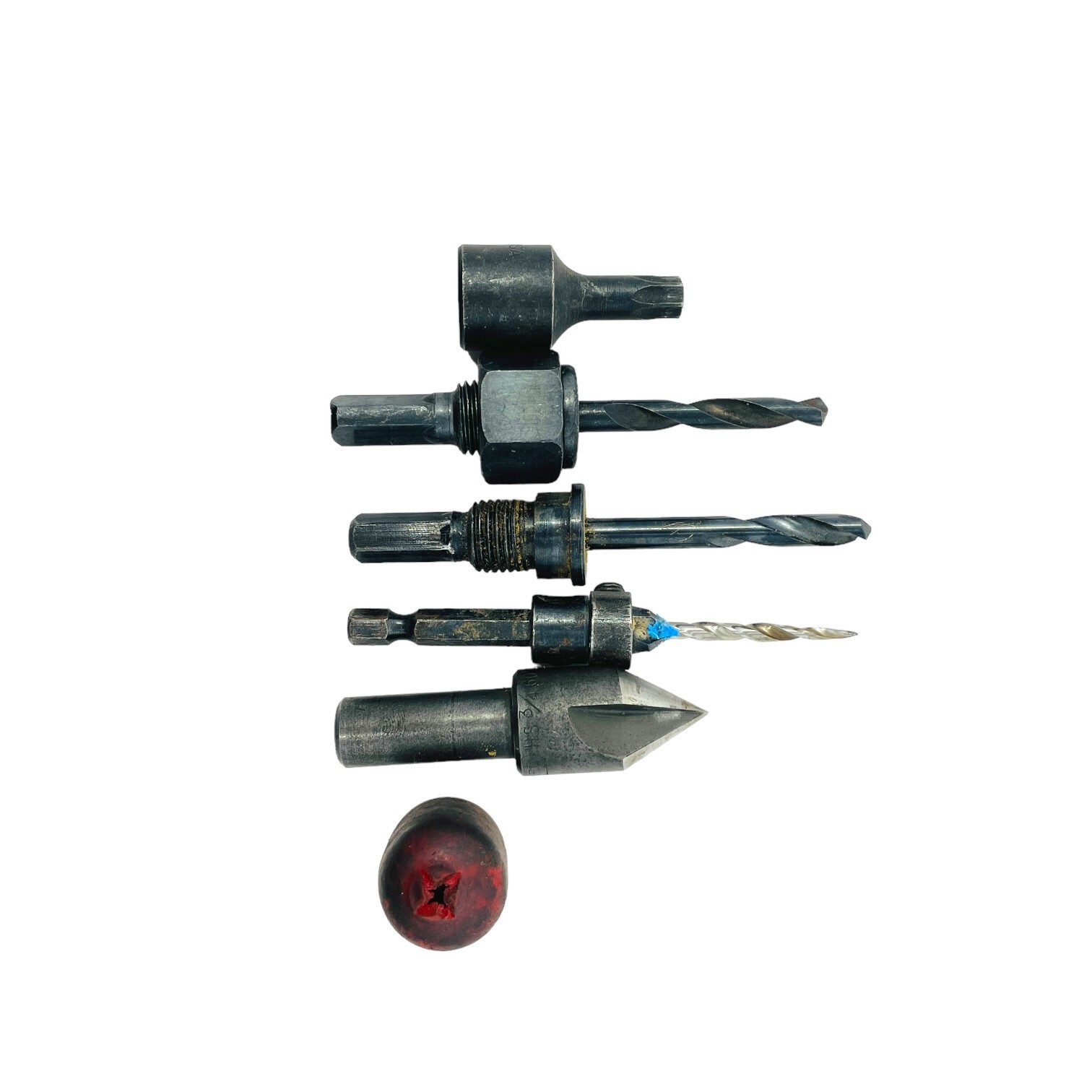 Quick Change, Lasting Chamfer Drilling Tools and Center Reamer HS 3/4 60°, 5 Pcs