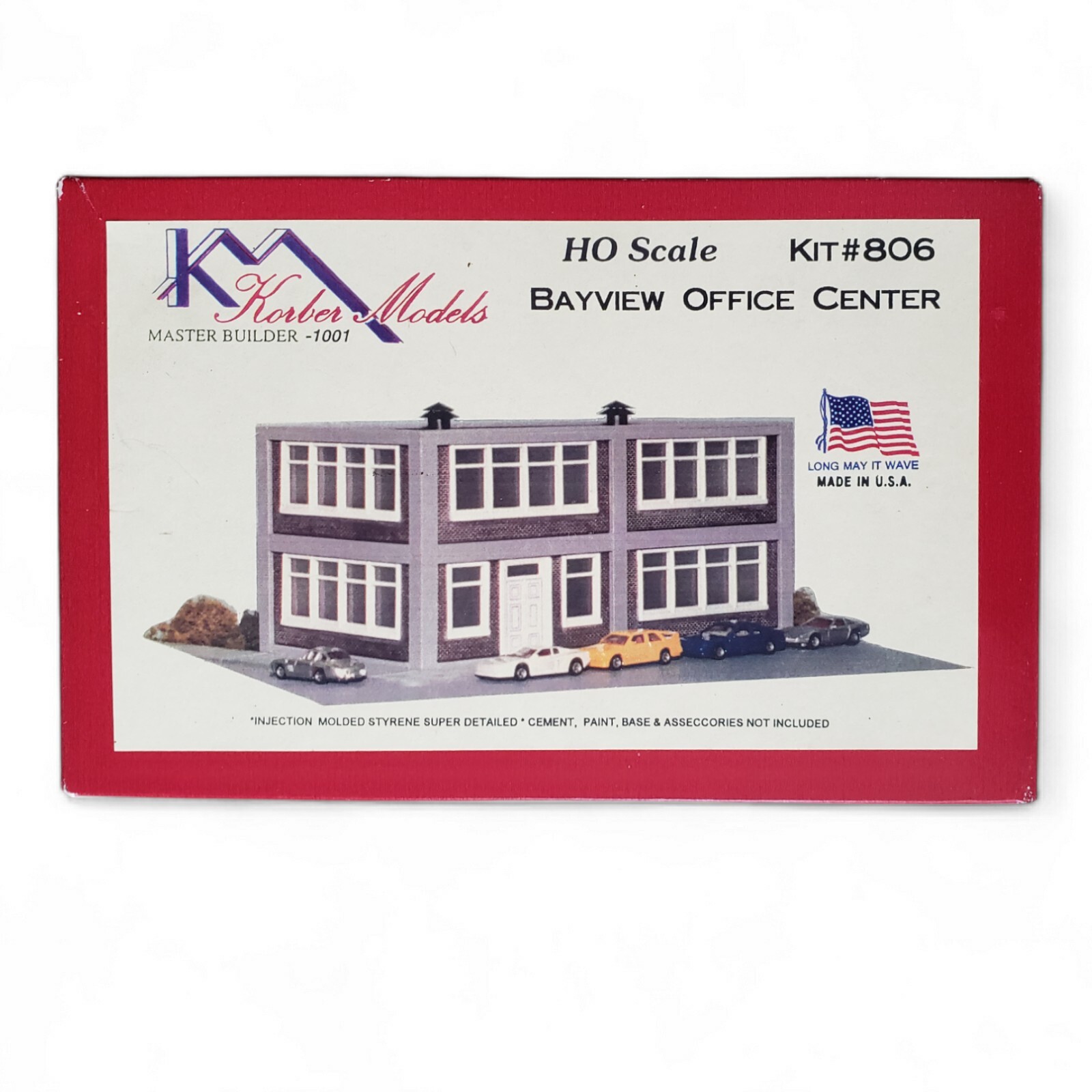 Korber Models HO Scale Bayview Office Center Kit #806 Made in USA
