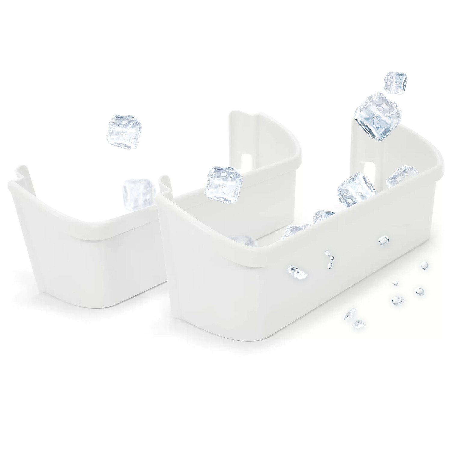 2-Pc Replacement Refrigerator Door Shelf Bin For Frigidaire 240323001 890954