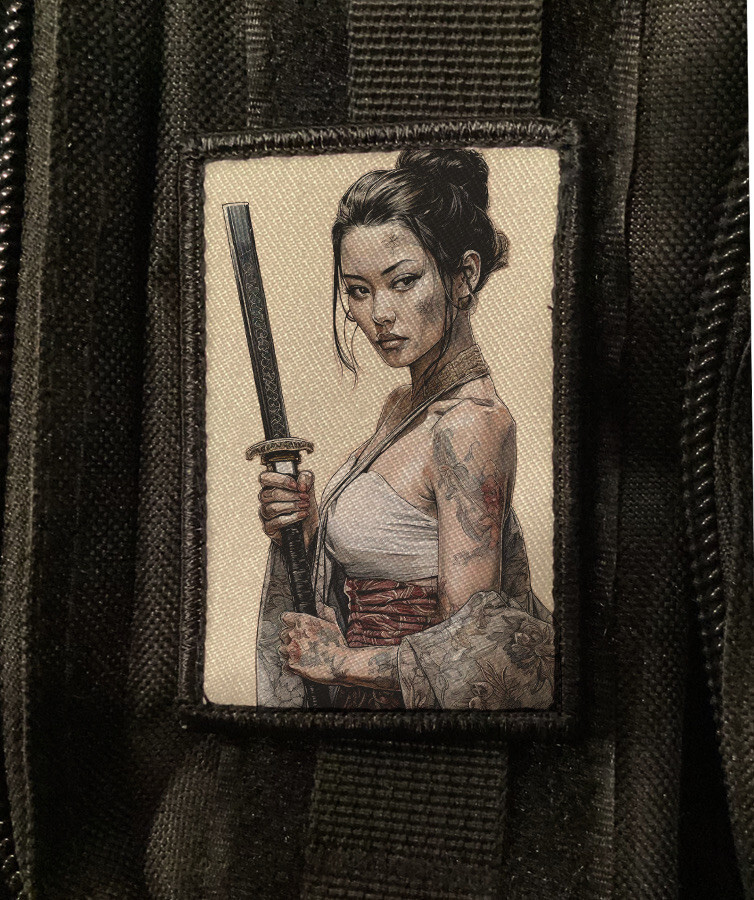 Cammy Beach Fighter Patch Morale Waifu Army Tactical Hook [sub]