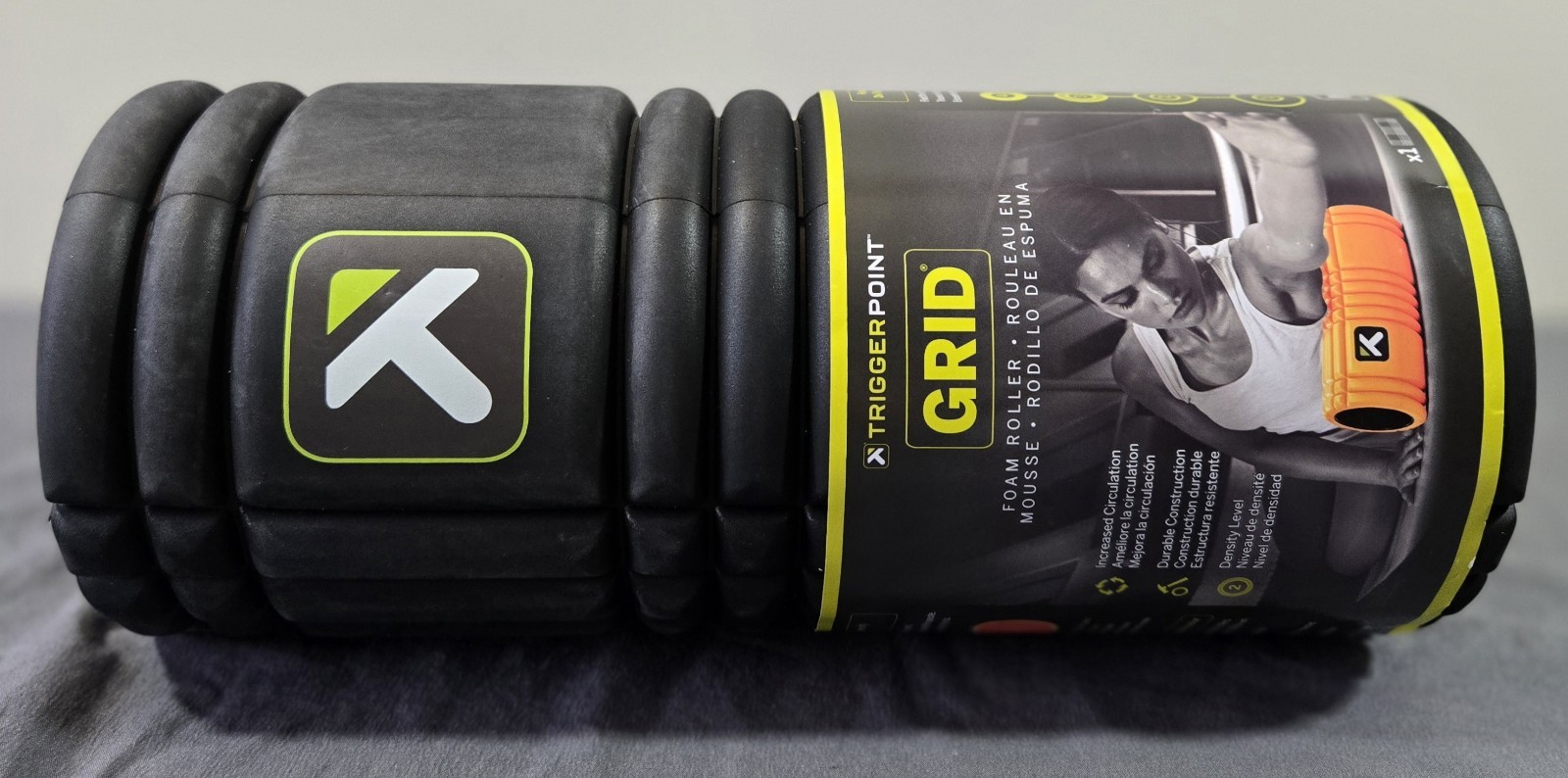 TriggerPoint Grid Foam Massage Roller Black 13 Inch New In Box