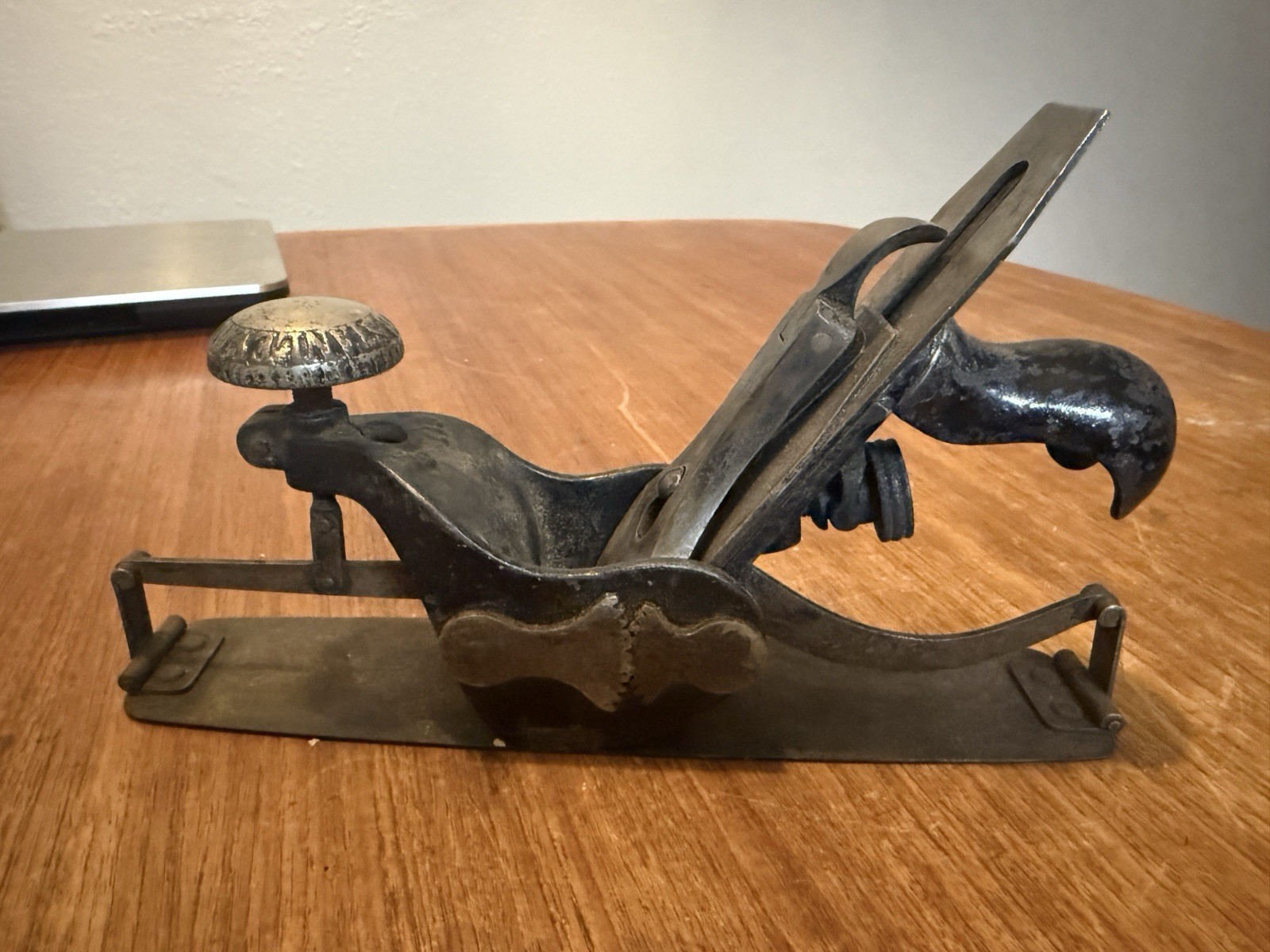 Early STANLEY Rule and Level # 113 Compass Plane USA Antique Woodworking. C 1877