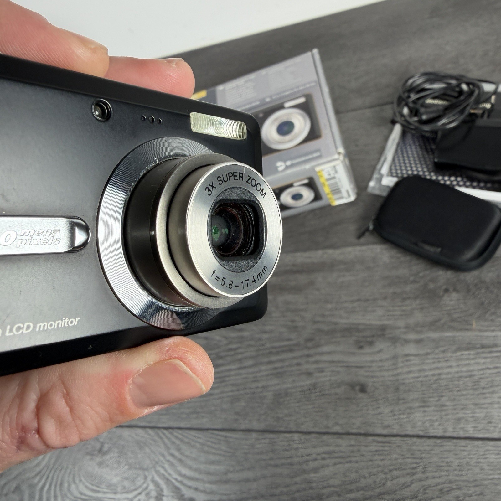 Tchibo Digitalkamera TCM 237525 Digital Still Camera 6MP Black Tested Working
