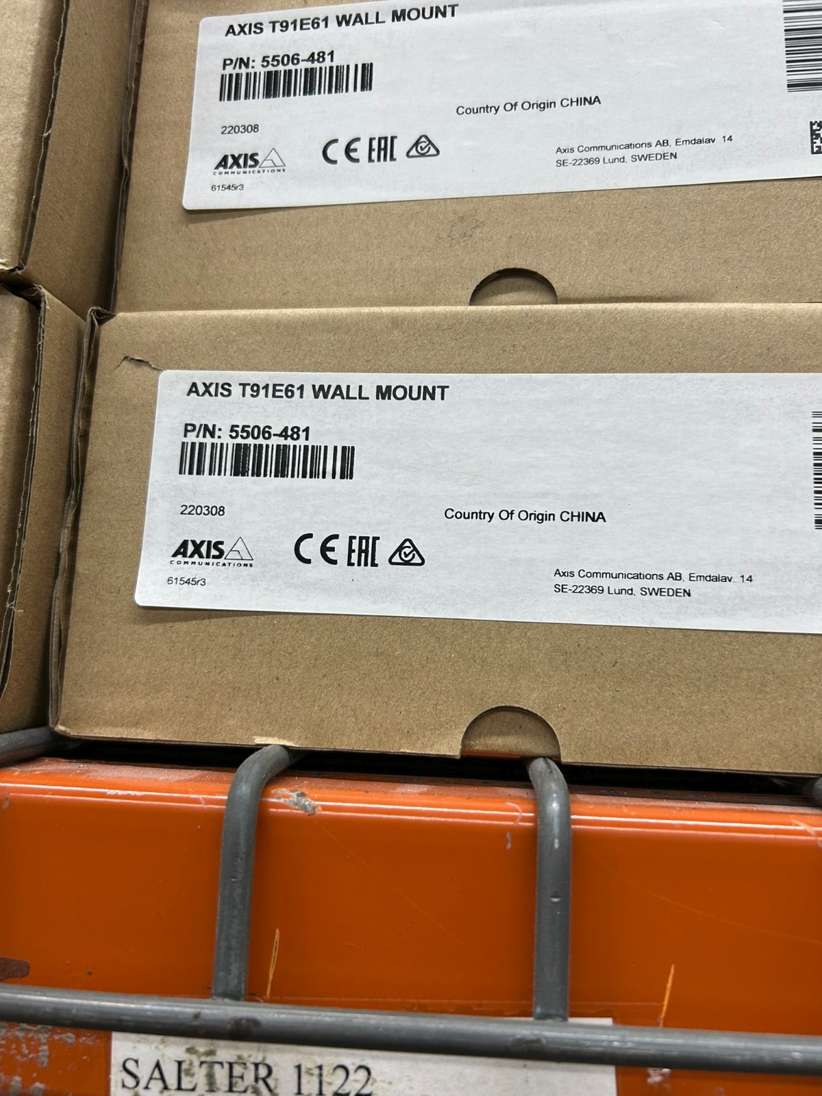 AXIS T91E61 Wall Mount for Axis cameras