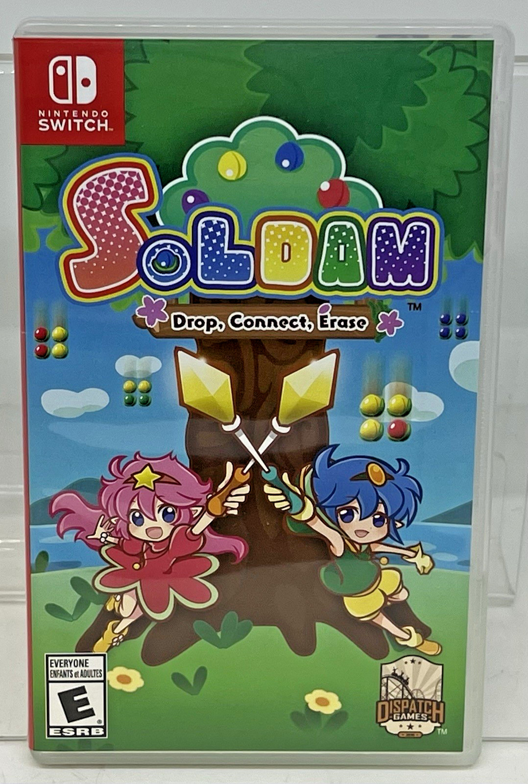 Soldam - Drop, Connect, Erase - Nintendo Switch - CASE ONLY | NO GAME CARTRIDGE