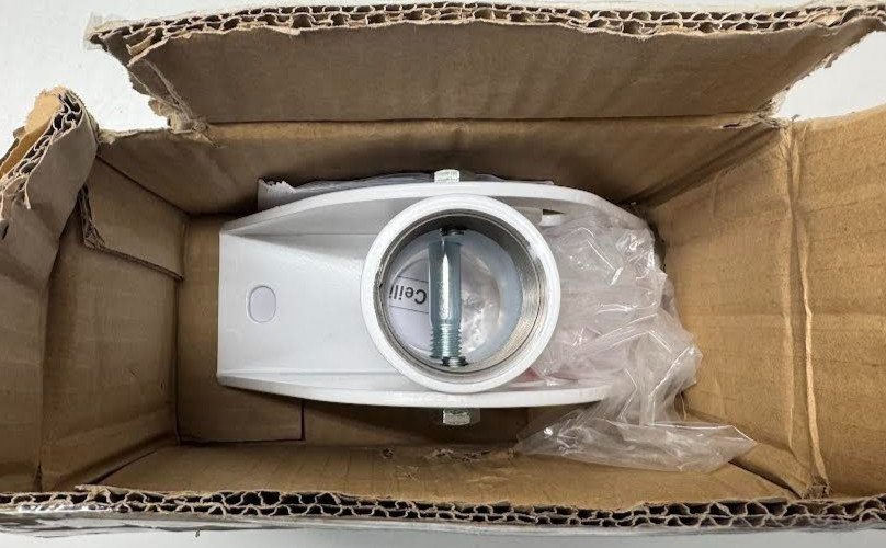 Chief CMA395W Angled Ceiling Adapter with 1.5" NPT Fitting (White)