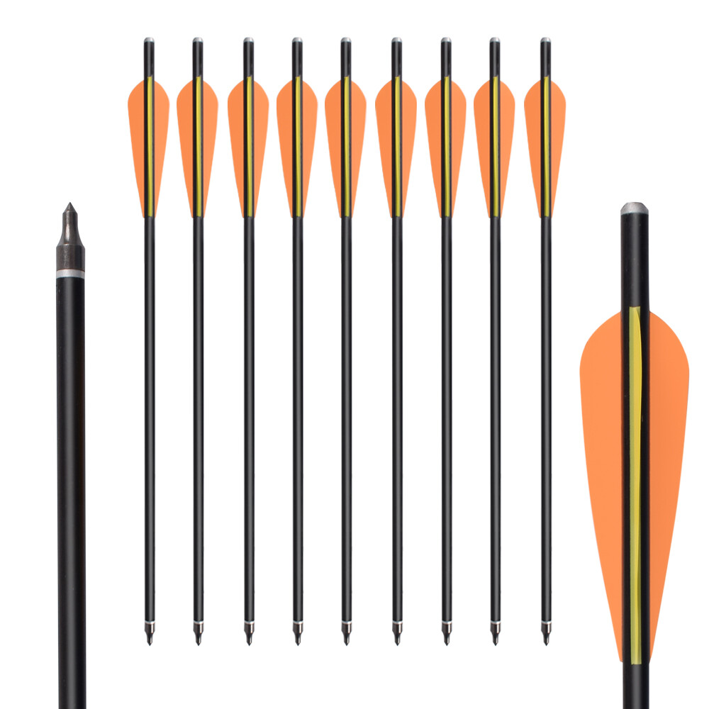 SP500 Archery Aluminum Arrows 17" Target Shooting Compound Recurve Bow Hunting