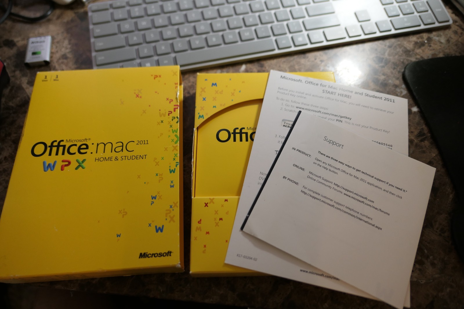 Microsoft Office MAC 2011 Home & Student w/ Product Key