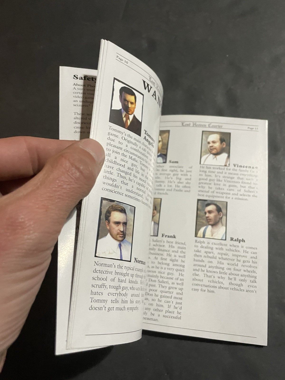 Mafia Xbox Manual only