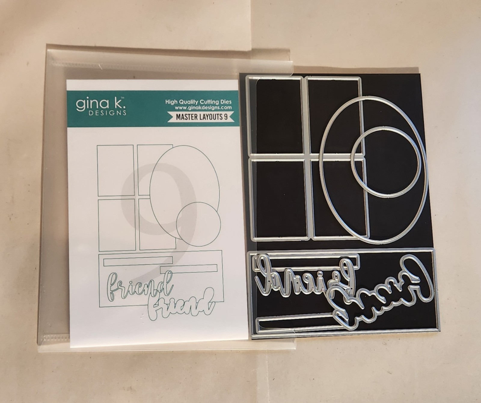 Gina K Designs Master Layout 9 Die Set