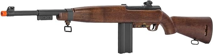 WELL D69 WORLD WAR II M1 CARBINE ELECTRIC Fake Wood AIRSOFT RIFLE Replica AEG