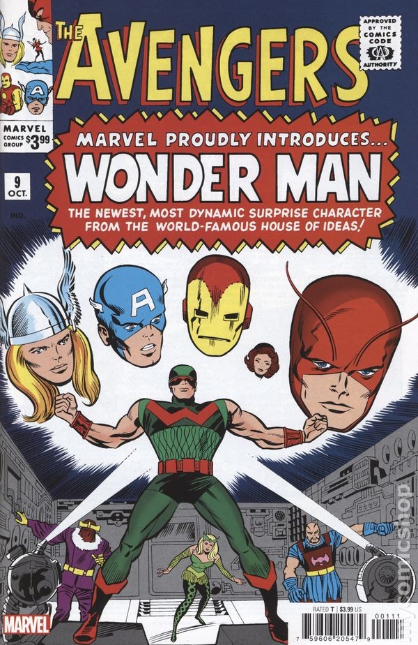 Avengers Facsimile Edition #9 NM 2023 Stock Image