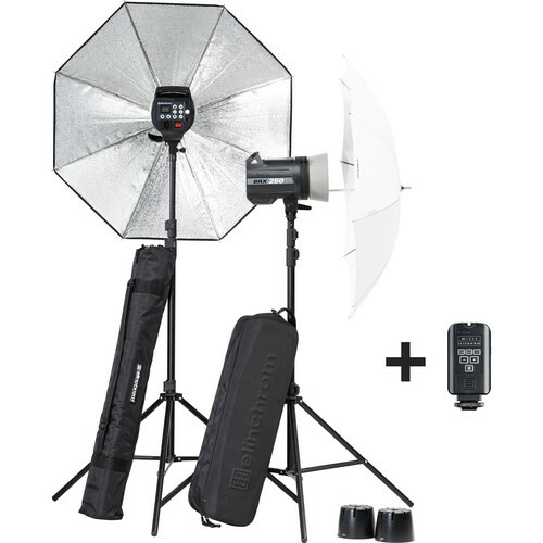 ELINCHROM BRX 250/250 UMBRELLA TO GO KIT (EL20748.2) - Photography Equipment
