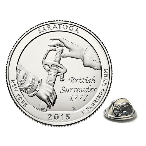Lapel Pin Saratoga National Historical Park Coin Pin Uncirculated 2015
