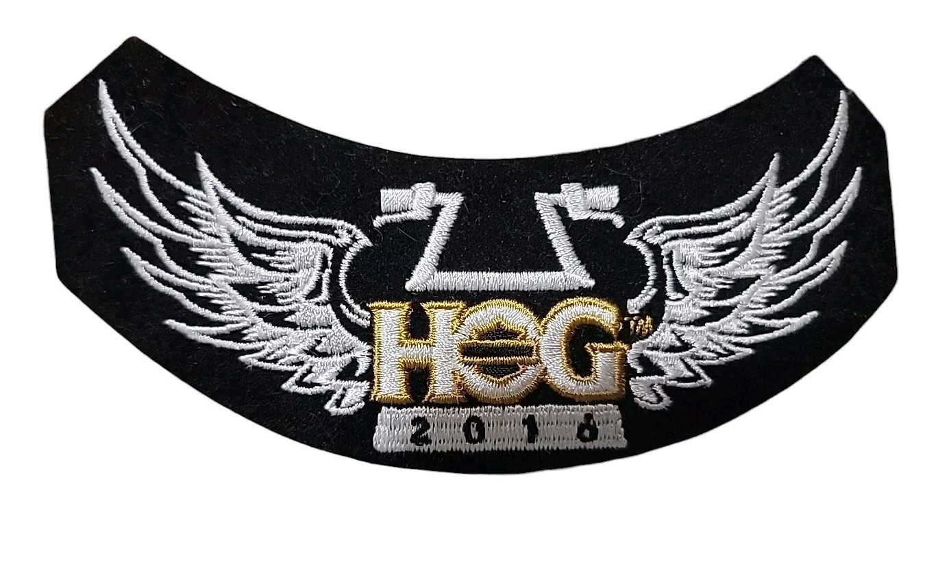 HOG Harley-Davidson Owners Group 2016 H.O.G. Membership Vest Jacket Rocker Patch