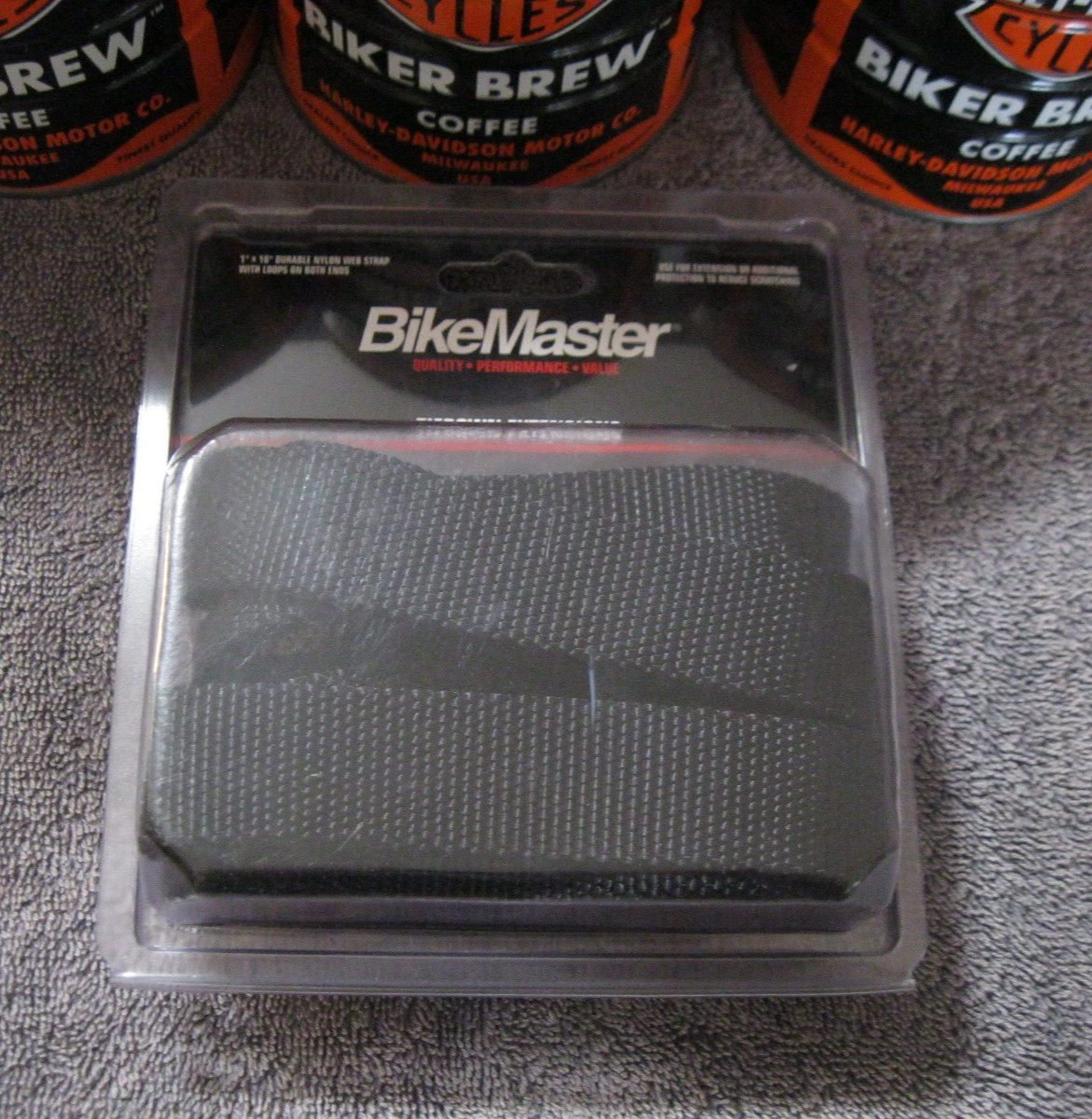 NOS BIKE MASTER TIE-DOWN EXTENSIONS BLACK 18" P/N 10-0525