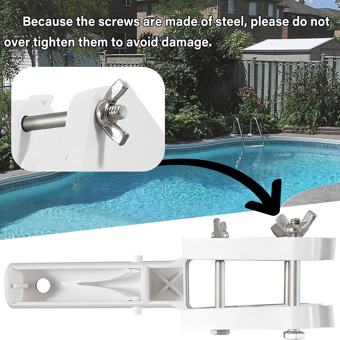 Tablet Holder For Pentair 542068 Pool Algae Stains With Snap-adapt Handle