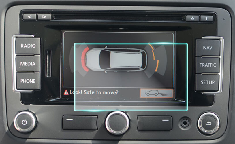 Crystal Clear Screen Protector for 2014 Volkswagen Jetta w/RNS 315 Navigation