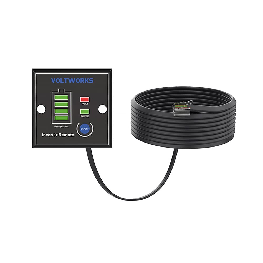Remote Control Power Inverter On/Off Switch 30 FT Push Button Mountable