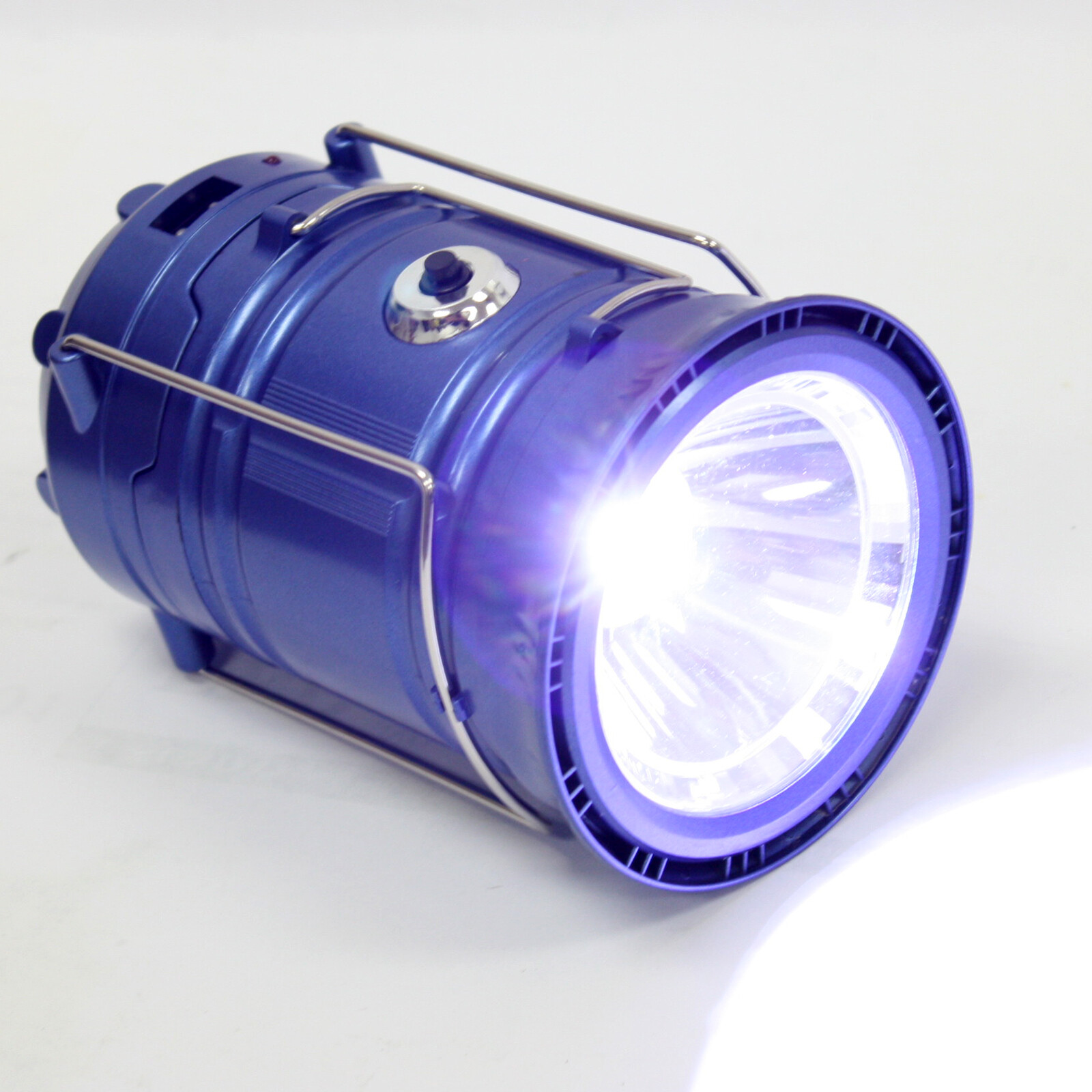 Camping LED Solar Lantern Flash Light & Rechargeable Battery Power Bank Outdoor