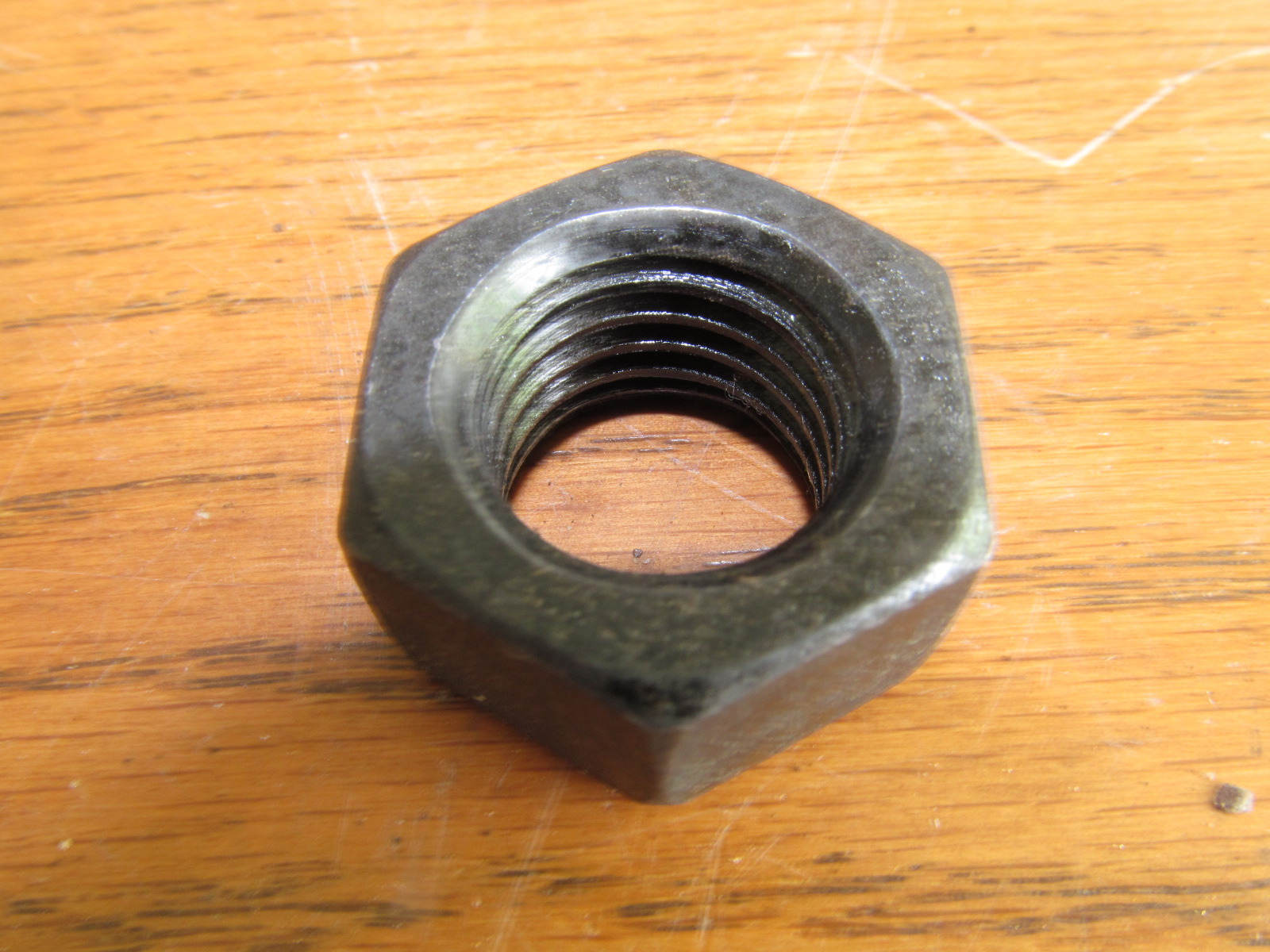 Standard SAE 3/4"-10 tpi Black Finish HEX NUT (W-13)