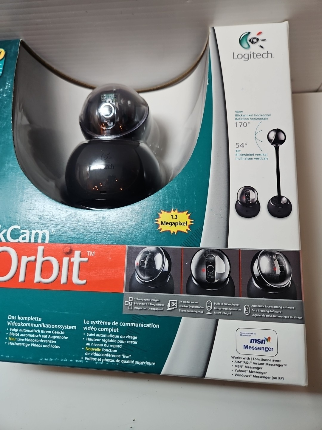 New Logitech QuickCam Orbit Webcam 961310-0403