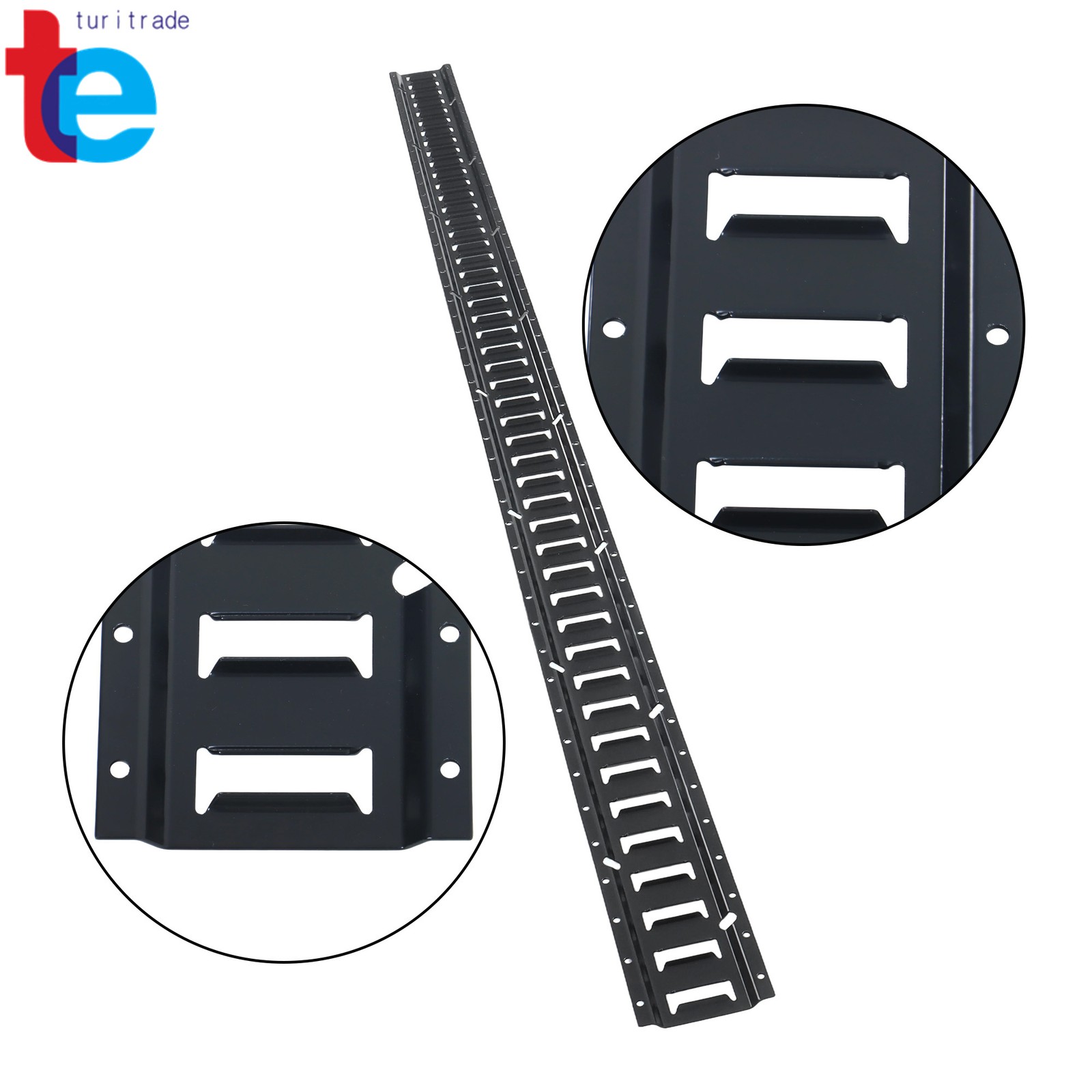 5 Pack 8' E Track Tie Down Rail Kit Fit For Garages Vans Trailers Tie Downs