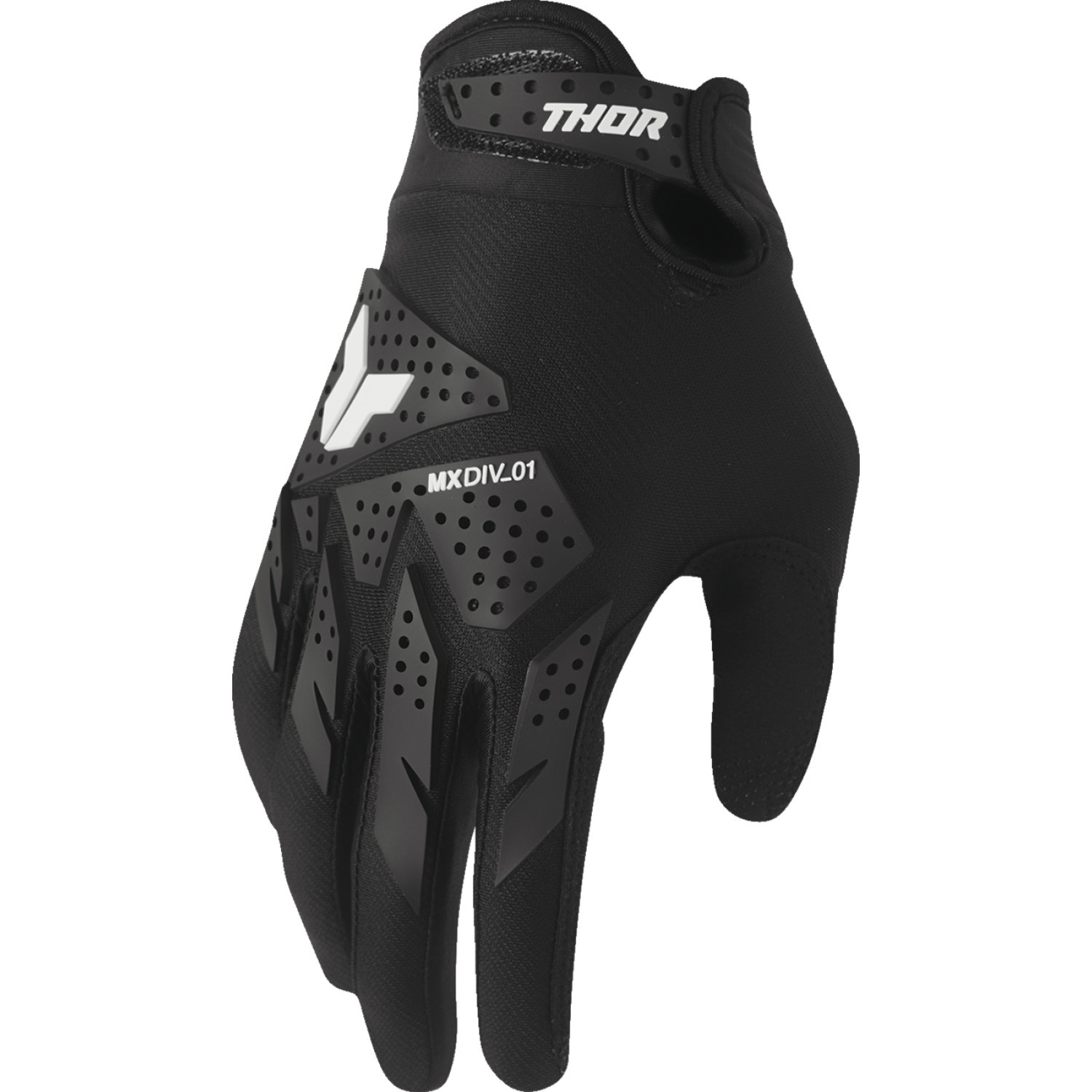 Thor 3331-0289 Launchmode XP Womens Gloves Md Black