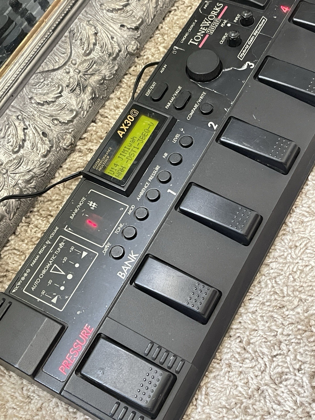 ✨Korg ToneWorks AX30G✨ Multi Effects Pedal W/PSU Working!