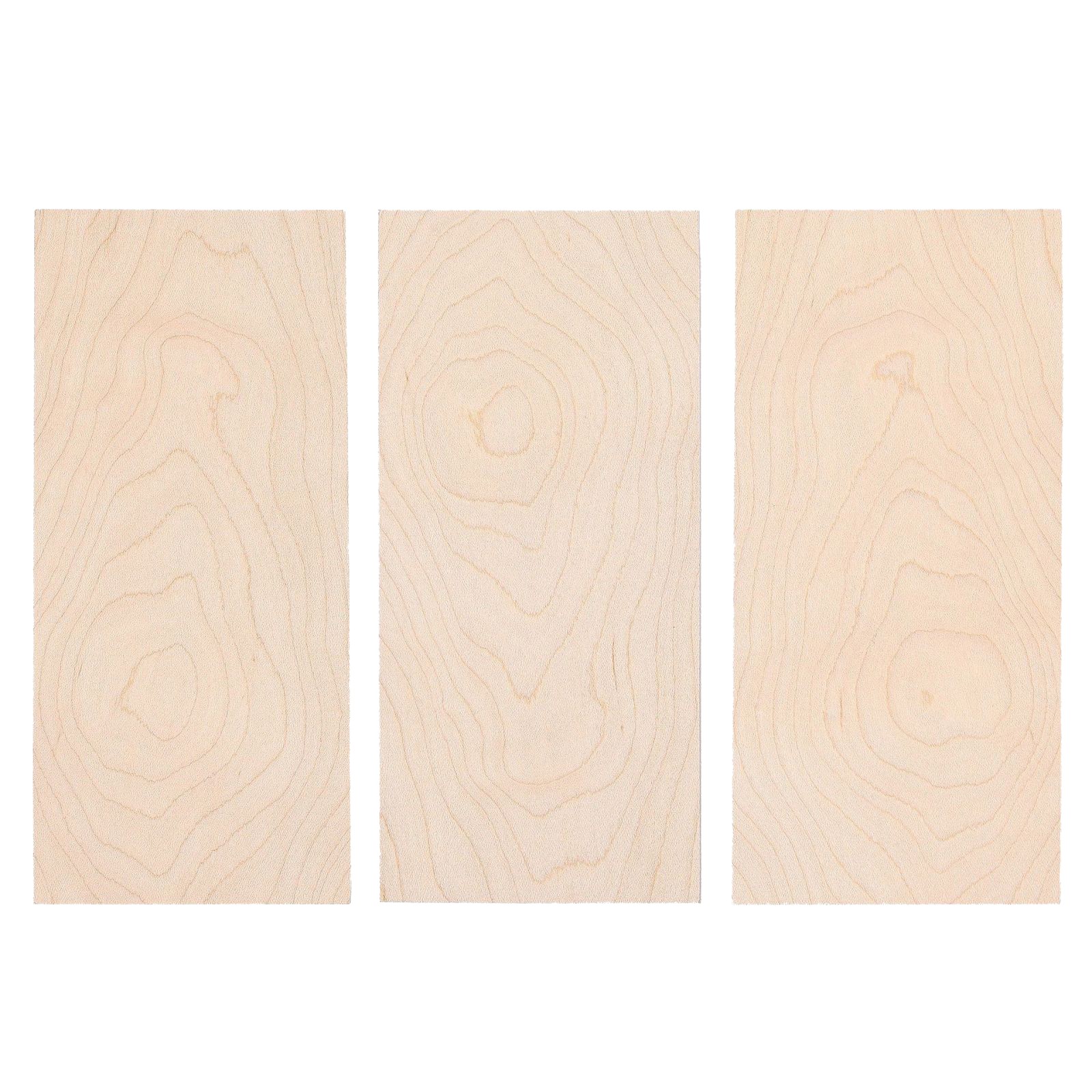 3Pcs Maple Guitar Veneer Guitar Head Veneer Shell Sheet Headplate For Luthier z