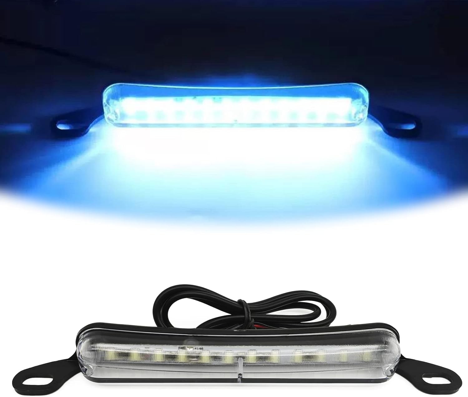 LED License Plate Lights - Blue (6000K), Extremely Bright, for Car, Trailer, UTV