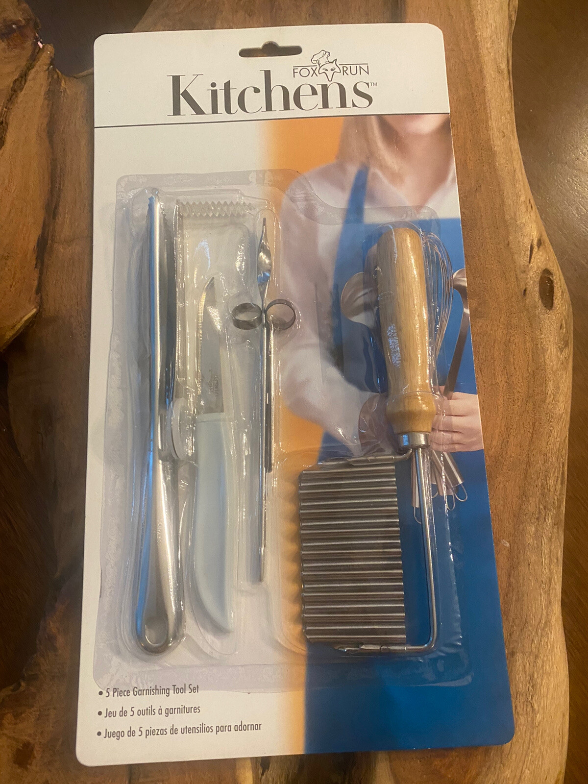 Fox Run Kitchens Stainless Steel 5 Piece Garnishing Tool Set Brand New