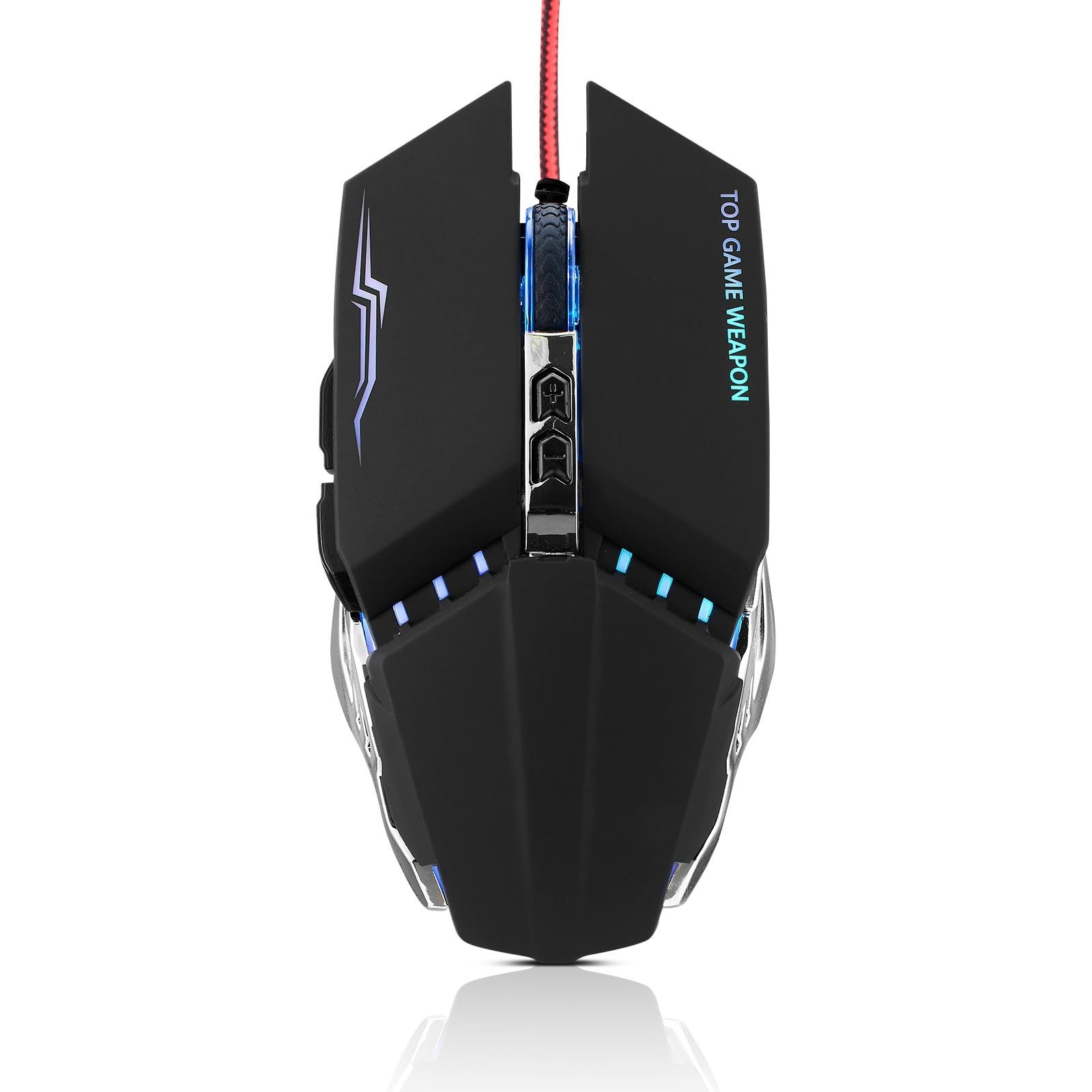 Guiheng Wired Gaming Mouse, Optical USB Mice for Laptop/Desktop, 800 to 3200 ...