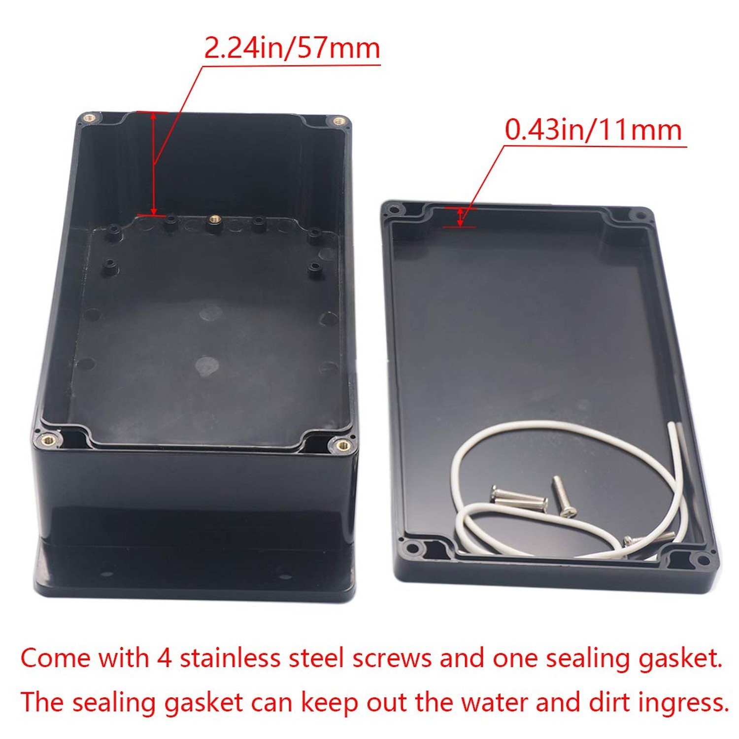 Project Box IP65 Waterproof Junction Box ABS Plastic Electrical Boxes DIY Ele...