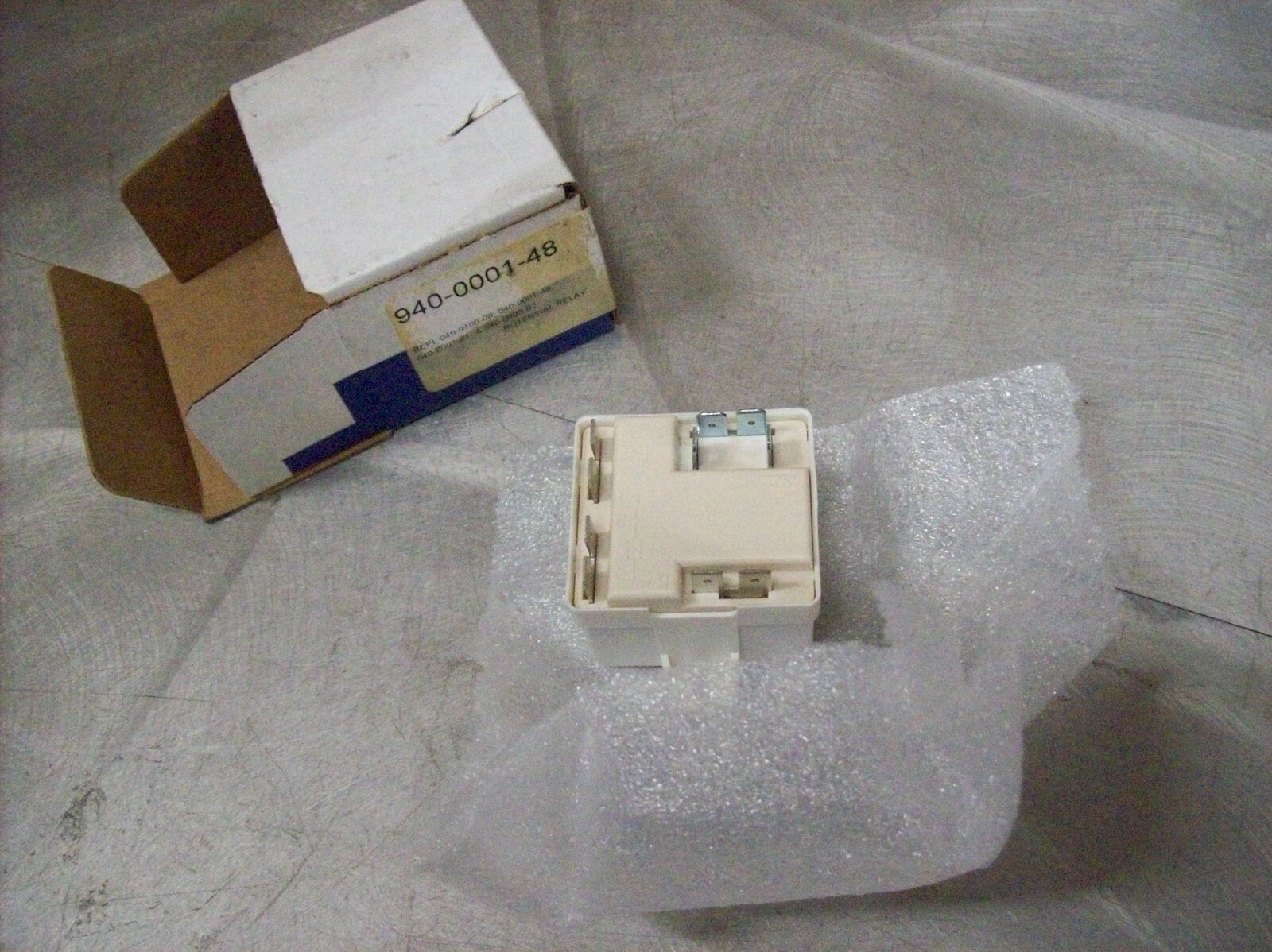 m) Genuine Copeland OEM Potential Relay 940-0001-48
