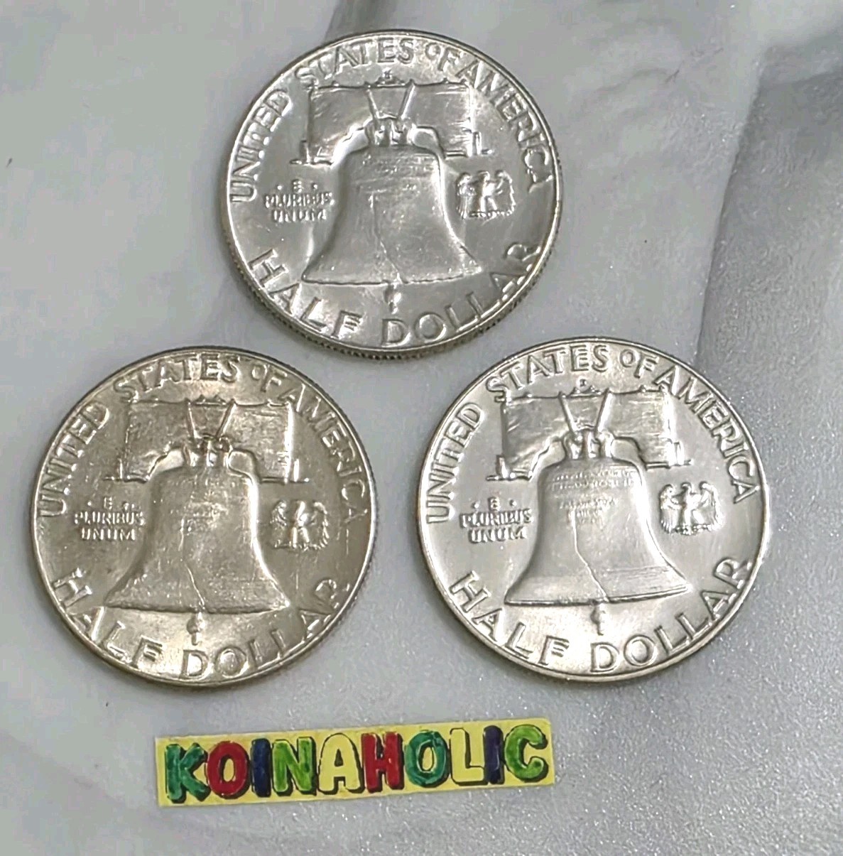 1951 PDS Silver Franklin Half Dollar Year Mint Set Uncirculated From Storage 🔥