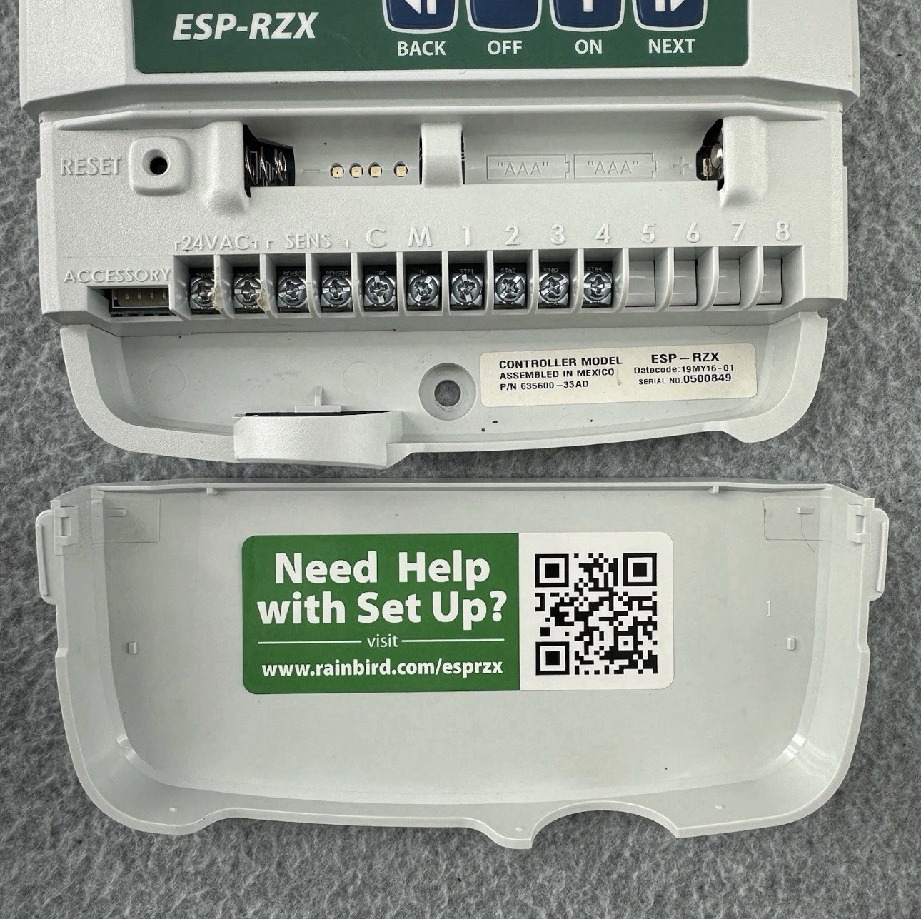 Rain Bird RZX41-120V 4-Zone Sprinkler Controller
