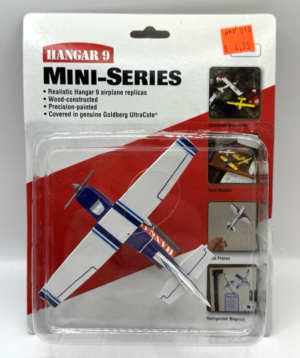 Hangar 9 CESSNA Mini-series Replica Wood Plane In Package NEW NOS - HAN006