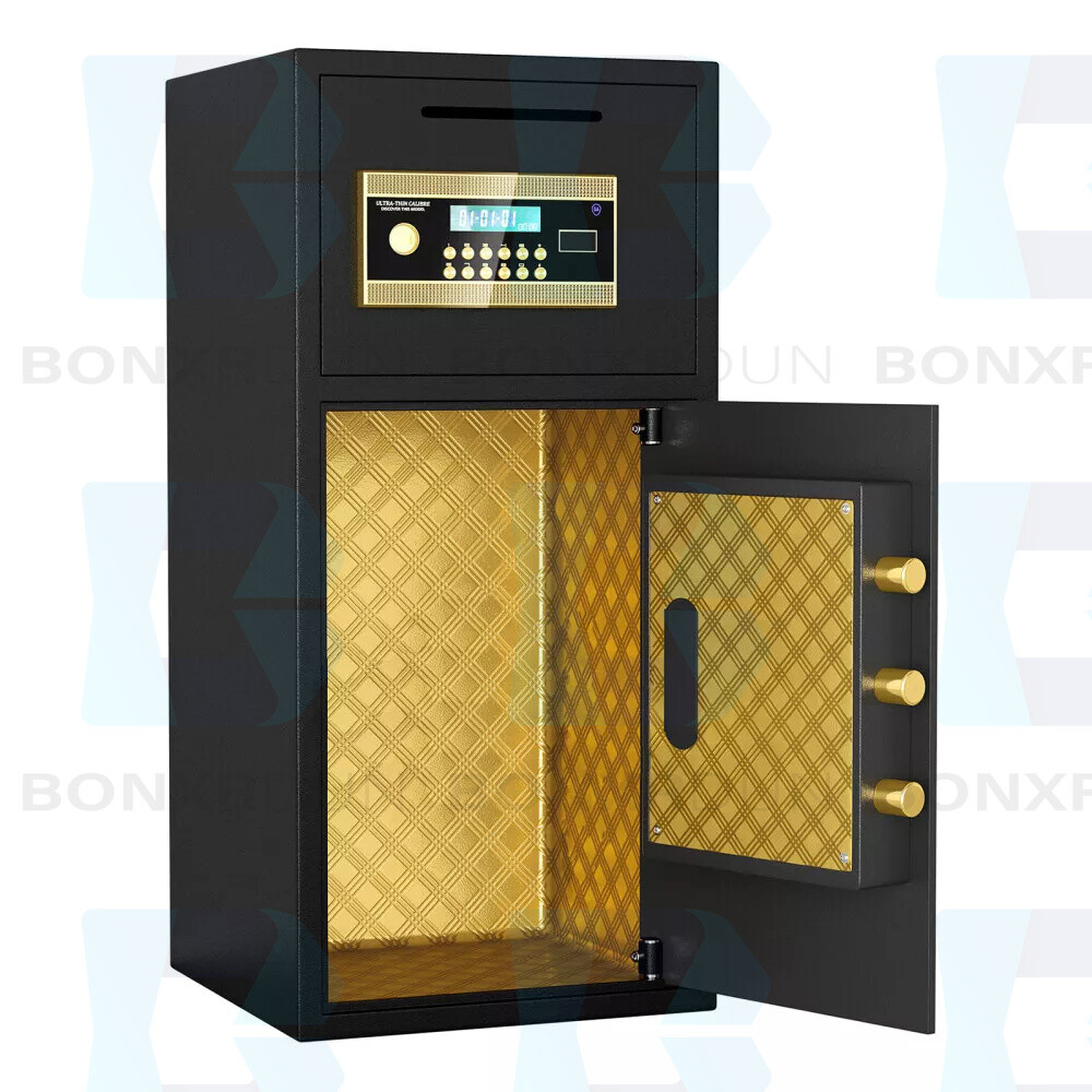 Large Double-door Coin-operated Safe,Digital Security Safe with Fireproof