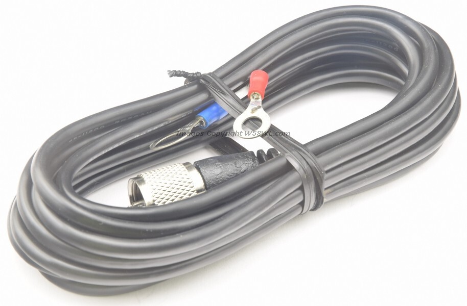 12ft RG-58A/U PL-259 to Lugs Coax Jumper Patch Cable Ham Radio CB POTA