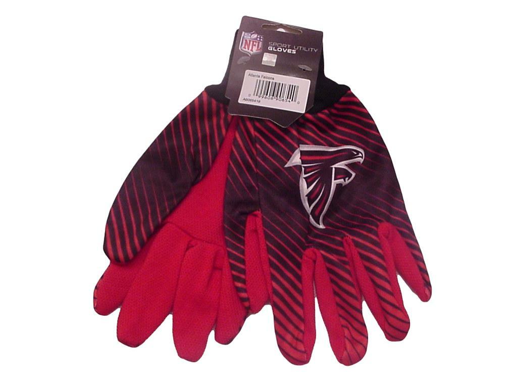 Atlanta Falcons Gloves Sport Utility Stripe Official Logo Win-Craft Adult OSFM
