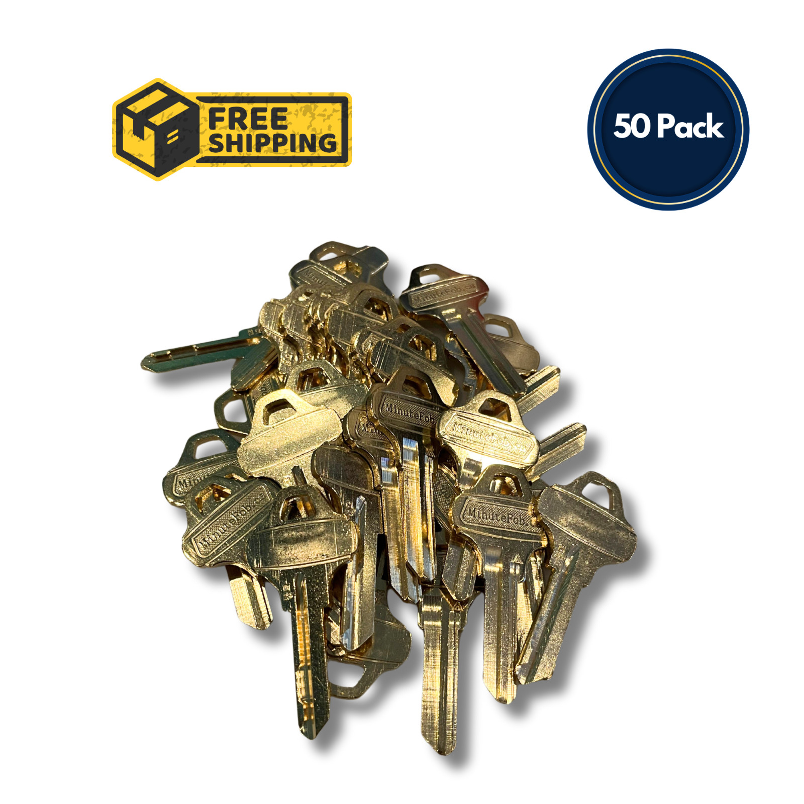 FREE SHIPPING - C123 Key Blanks (50 Pack) Compatible with C123 SCHLAGE Keys