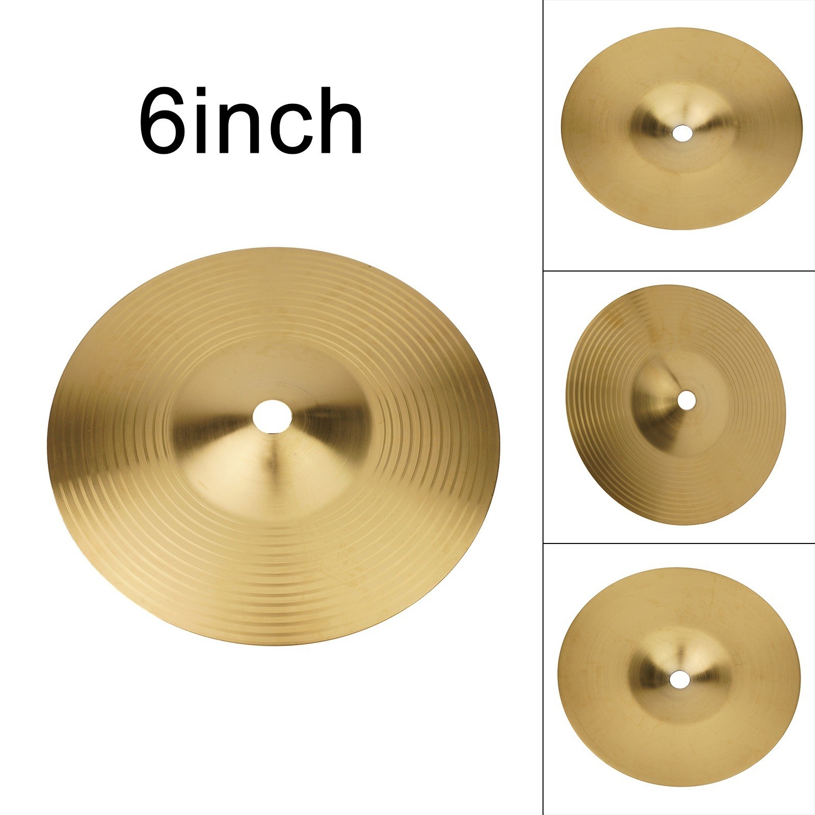 High Grade Brass Cymbals for Drummers at All Levels (6 8 10 12 14 16 Inch)