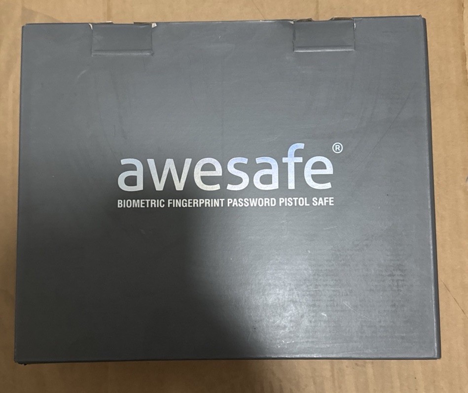 awesafe Biometric Lock Gun Safe - Black