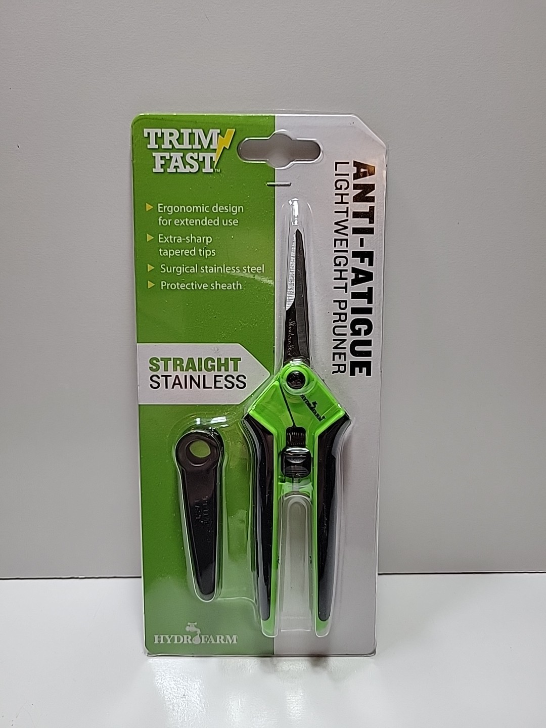 Hydro Farm Trim Fast Pruner Stainless Steel Straight Anti-Fatigue Lightweight