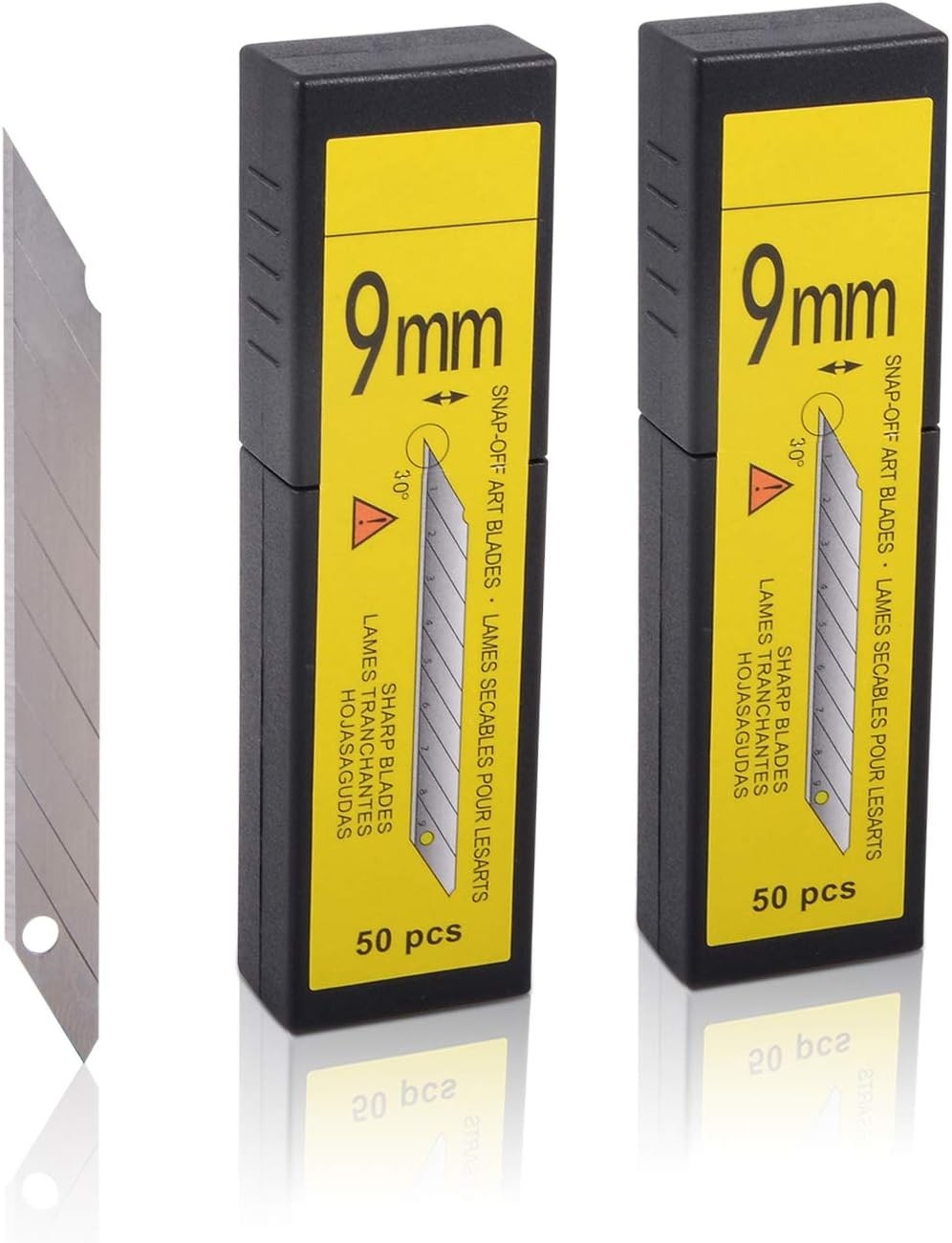 30 Degree Snap Off Universal Art Knife Replacement Blades, High Hardness